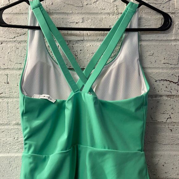 Mint Green Athletic Skort Romper – Cute & Comfy Activewear Medium - Picture 6 of 15